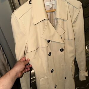 New York & Company Beige Trench Coat